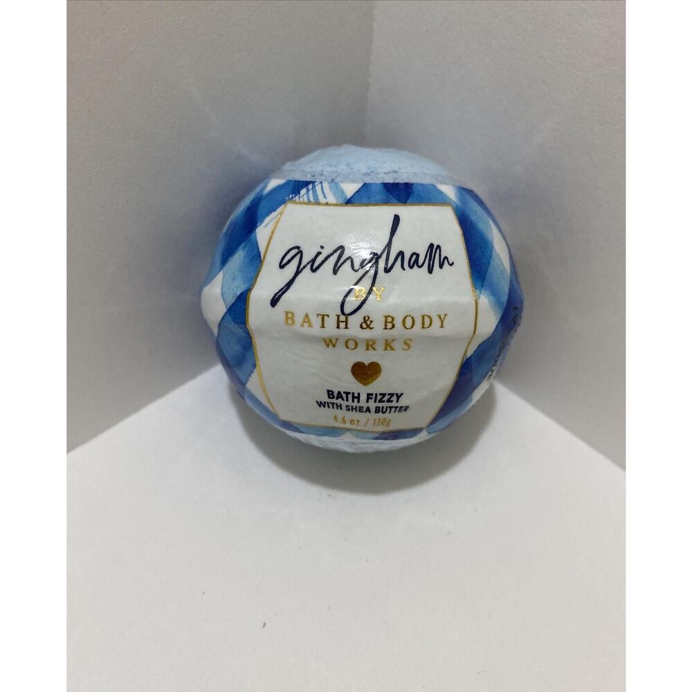 Bath & Body Works~GINGHAM~Bath Bomb Fizzy W/Shea Butter
